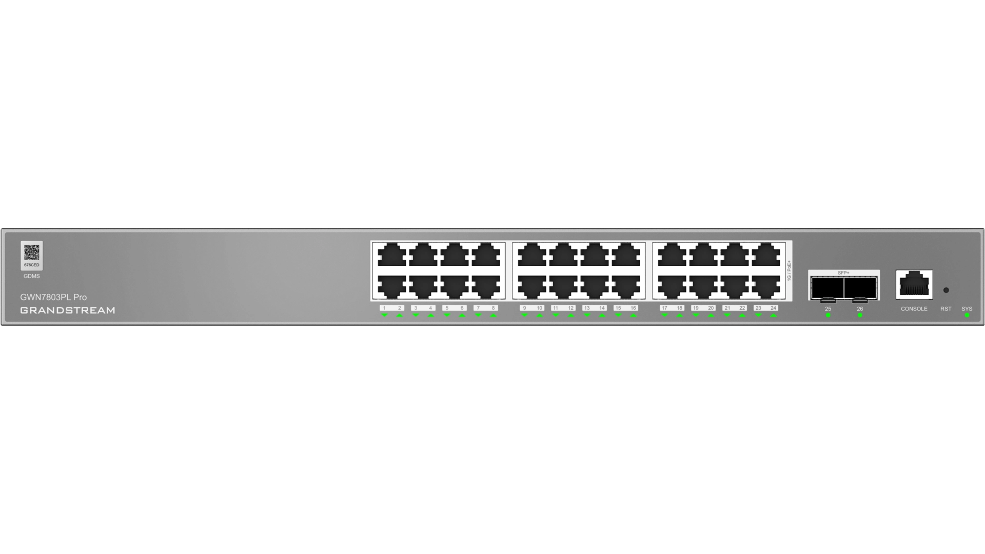 Grandstream GWN7803PL-PRO Switch 24 ports 1 GB PoE 250W