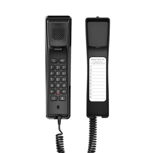 Fanvil H2U-B — Téléphone IP 2 Comptes SIP POE Mural Noir