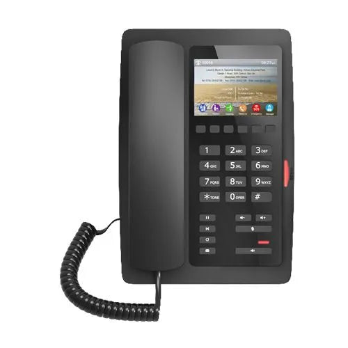 Fanvil H5-B — Téléphone IP Noir pour Hôtel - 1 Compte SIP