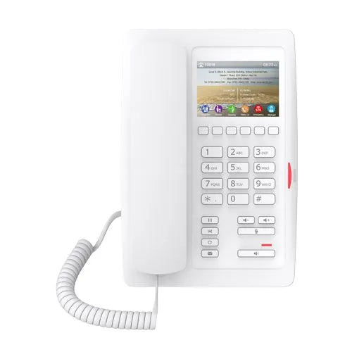 Fanvil H5-W — Téléphone IP Blanc pour Hôtel 1 Compte SIP