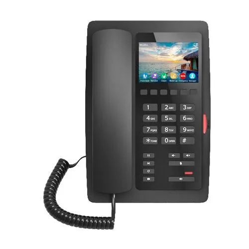 Fanvil H5W-B — Téléphone WiFi Hôtel Noir 1 Compte SIP