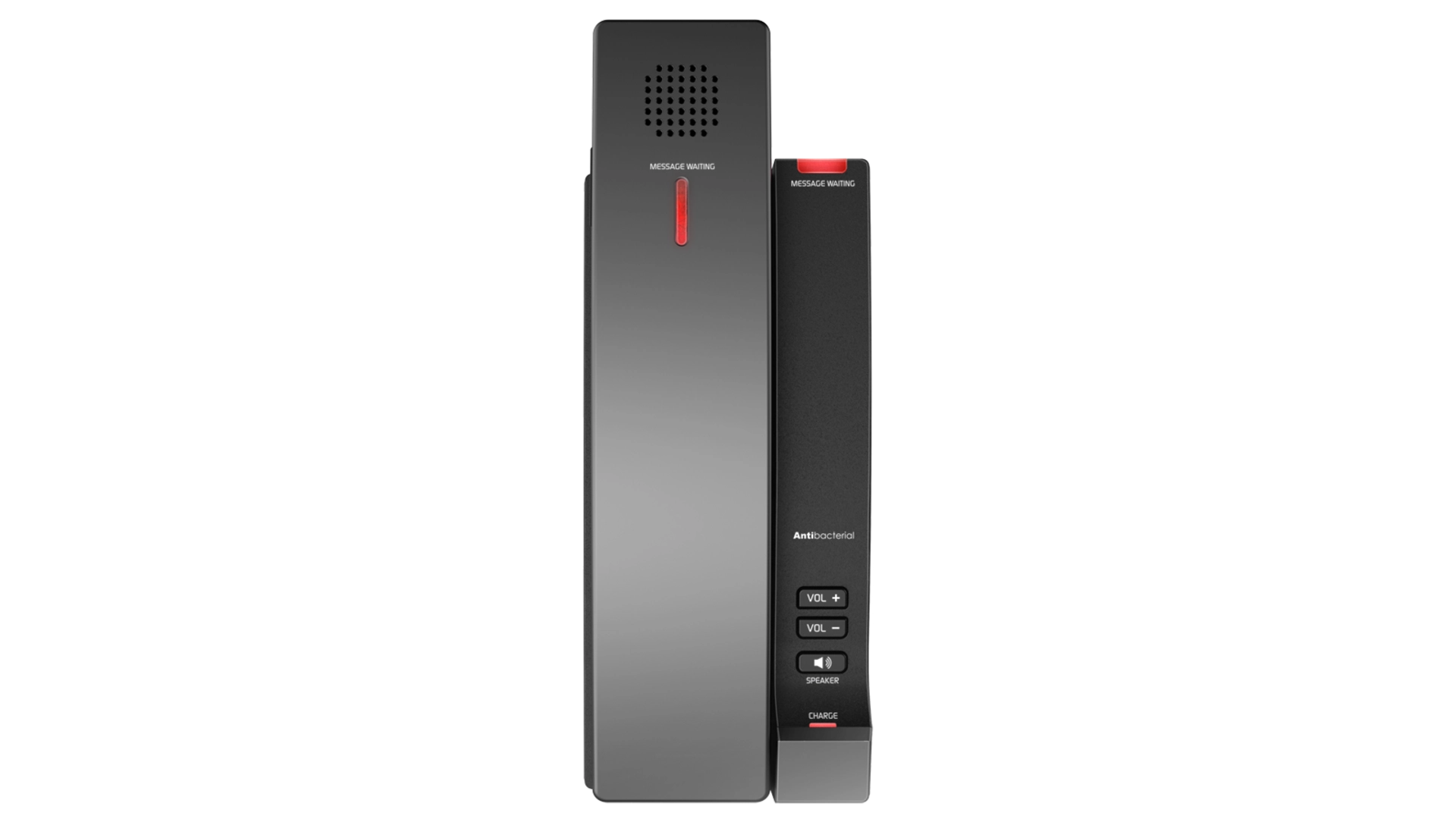 Snom HD101 - Téléphone SIP 1 compte PoE antibactérien 2 touches combiné DECT fonction hôtel