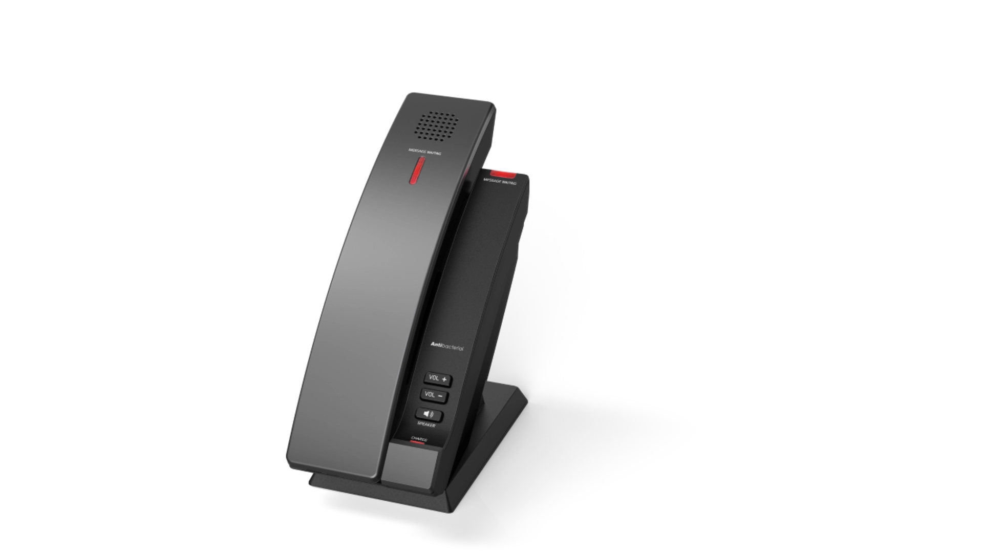 Snom HD101 - Téléphone SIP 1 compte PoE antibactérien 2 touches combiné DECT fonction hôtel