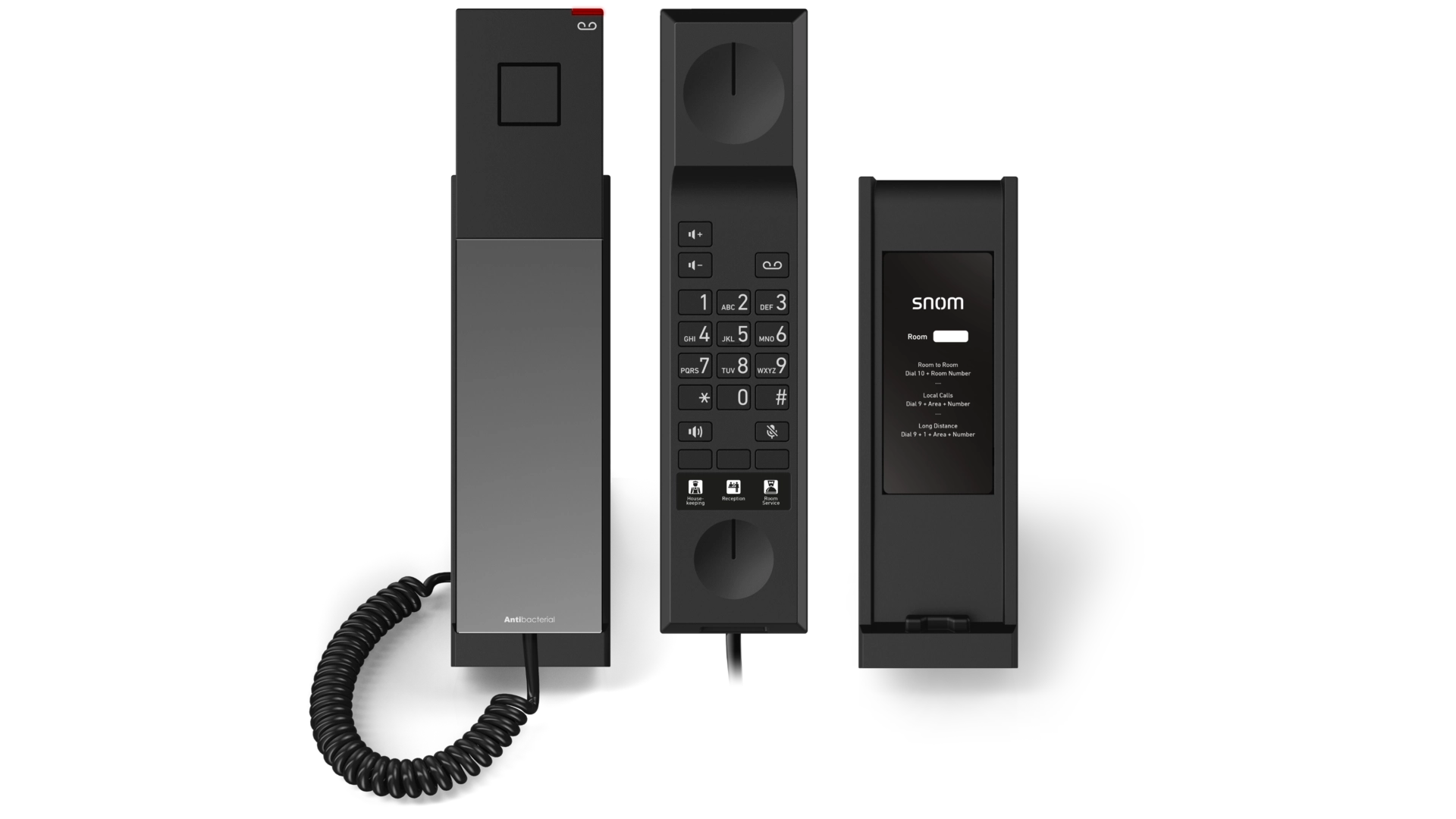 Snom HD300A - Téléphone analogique antibactérien robuste