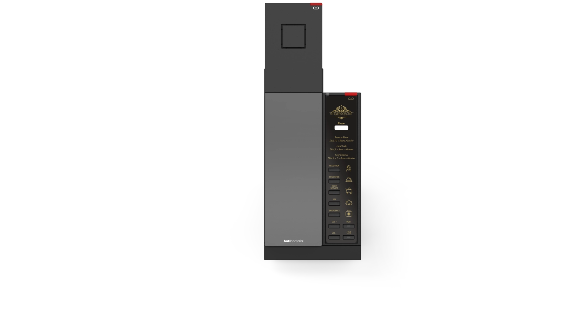 Snom HD341 - Téléphone IP filaire 1 compte PoE DECT 12 touches antibactérien
