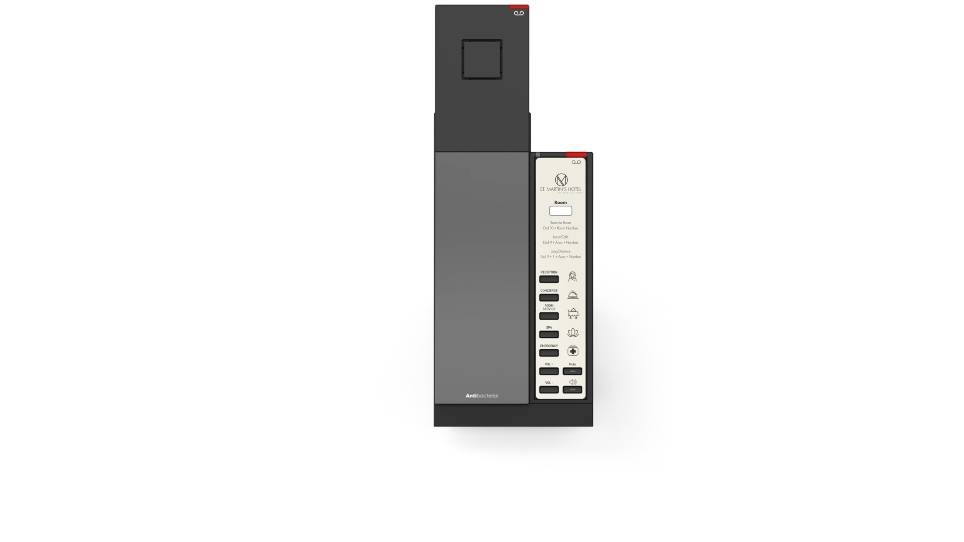 Snom HD341 - Téléphone IP filaire 1 compte PoE DECT 12 touches antibactérien
