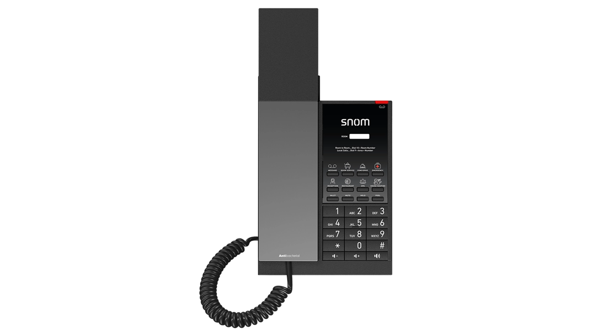 Snom HD350A - Téléphone analogique antibactérien professionnel