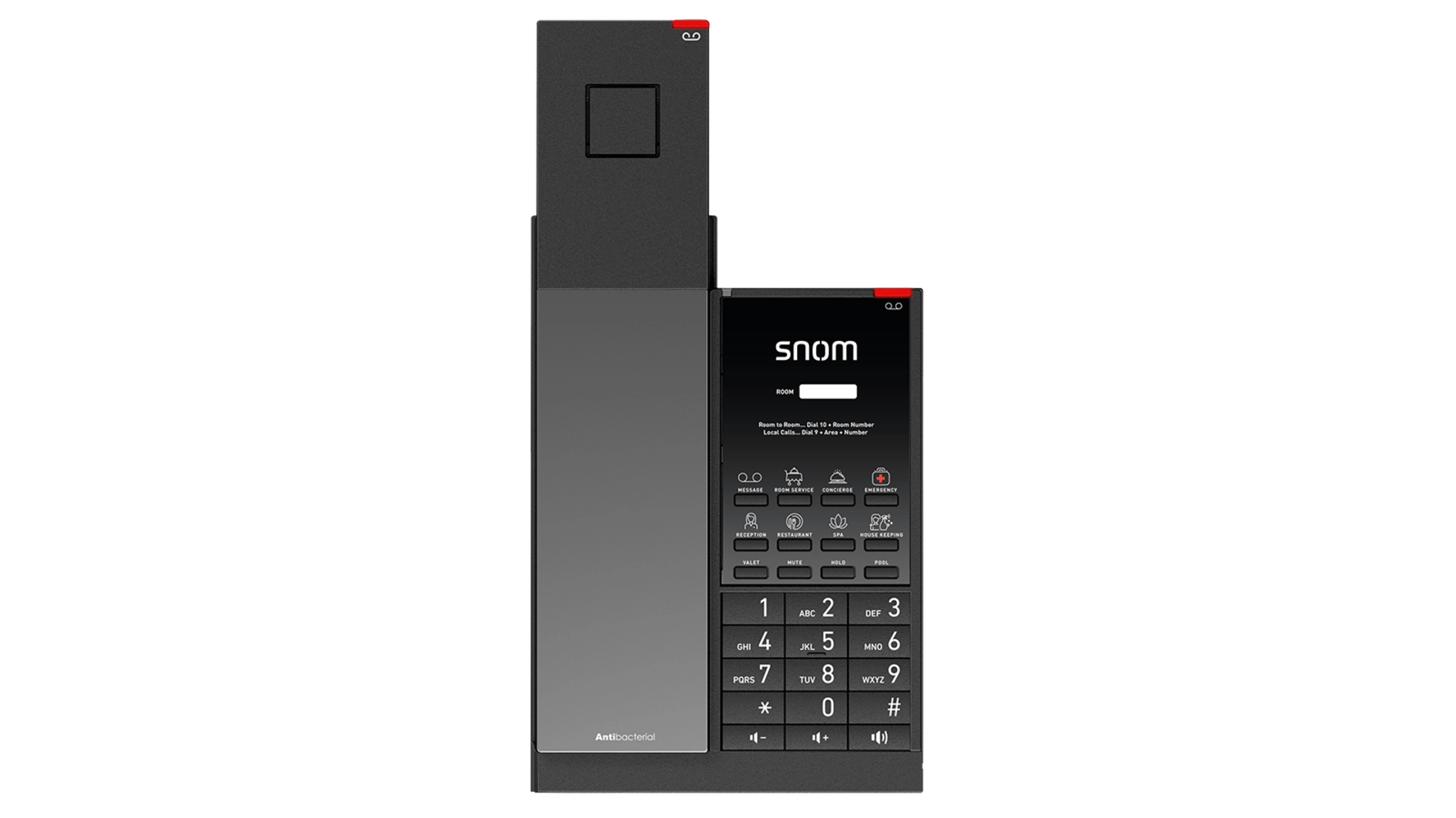 Snom HD351A - Téléphone analogique antibactérien professionnel