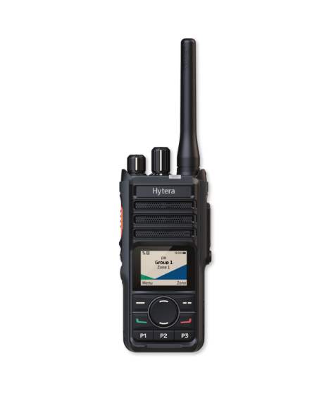 Hytera HP565 - Radio DMR écran LCD IP67 512 canaux GPS BT USB-C