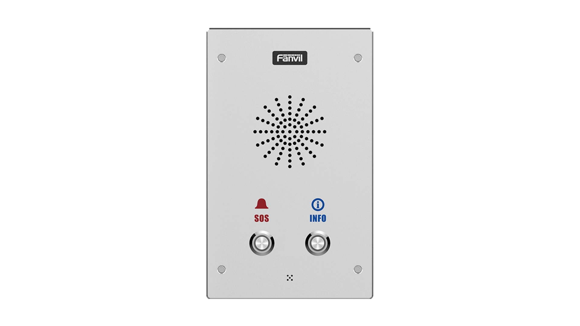 Fanvil I16S-02 - Intercom 2 Lignes SIP 2 Boutons Audio