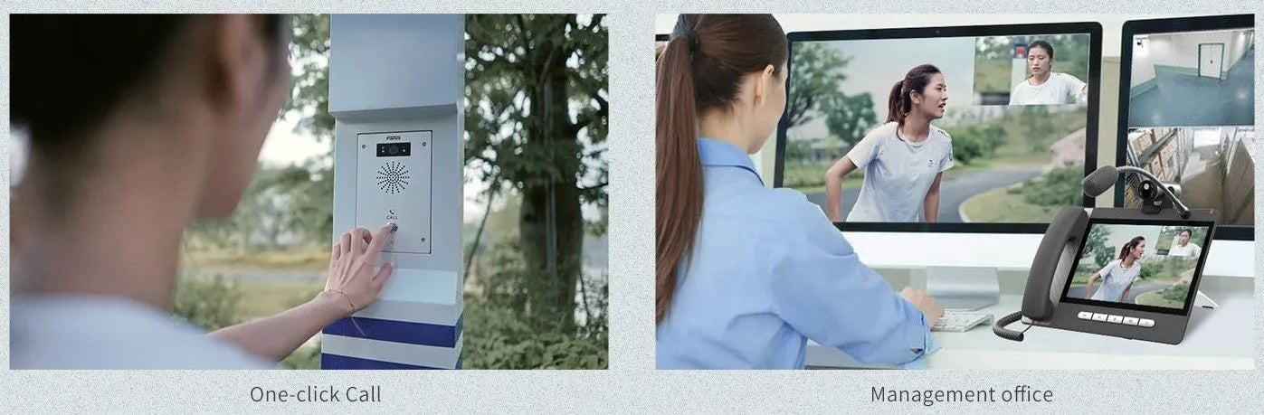 Fanvil I16SV - Intercom Audio/Vidéo 1 Bouton IP65 IK10 POE