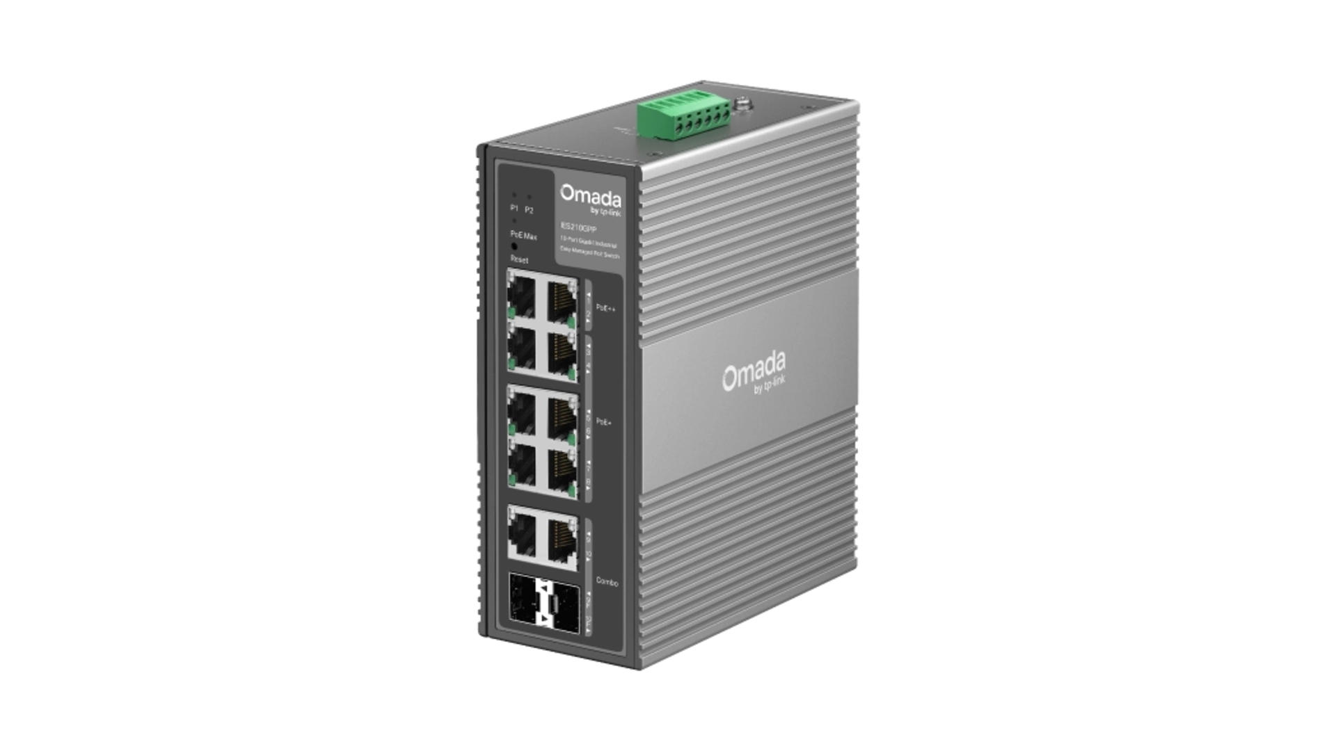 TP-Link IES210GPP - Switch industriel 10 ports Gigabit PoE+ L2+ Omada
