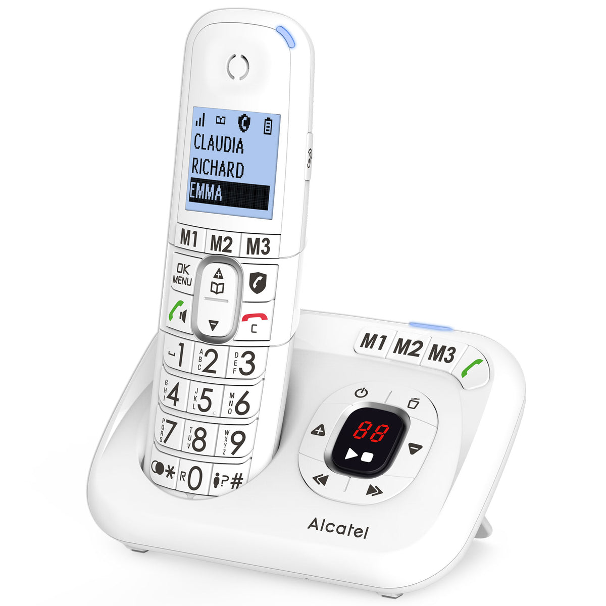 Alcatel XL785 Voice – Téléphone sans fil DECT avec répondeur et blocage d'appels – ATL1423273