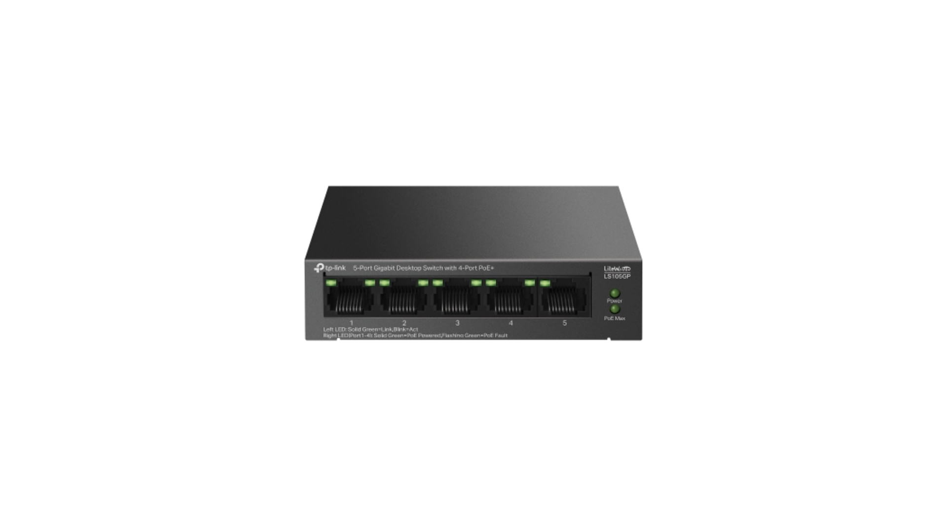 TP-Link LS105GP - Switch 5 ports Gigabit PoE+ manageable L2
