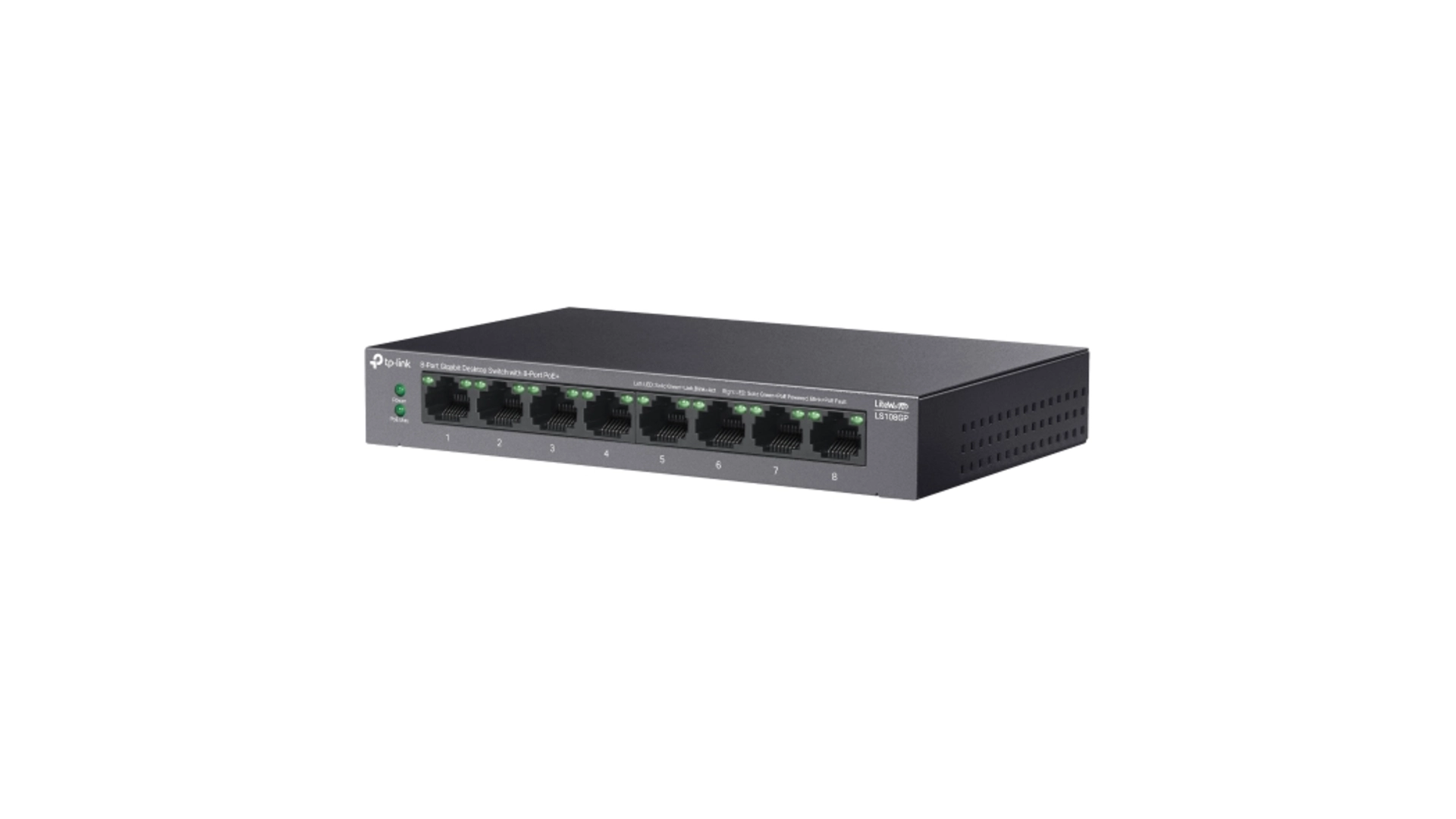 TP-Link LS108GP - Switch 8 ports Gigabit PoE+