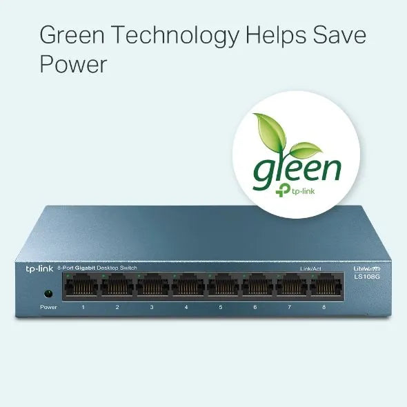 TP-Link LS108G - Switch 8 ports Gigabit de bureau