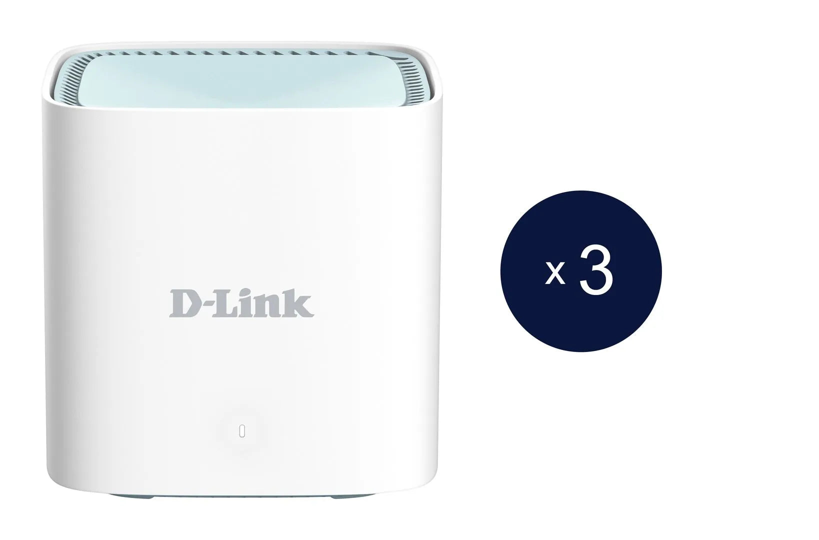 D-Link M15-3 - Solution mesh WiFi 6 AX1500, couverture jusqu'à 600 m², pack de 3