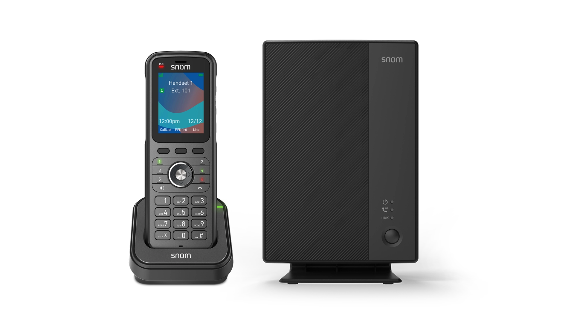 Snom M256 - Pack DECT 10 comptes SIP avec borne M250 et combiné M56