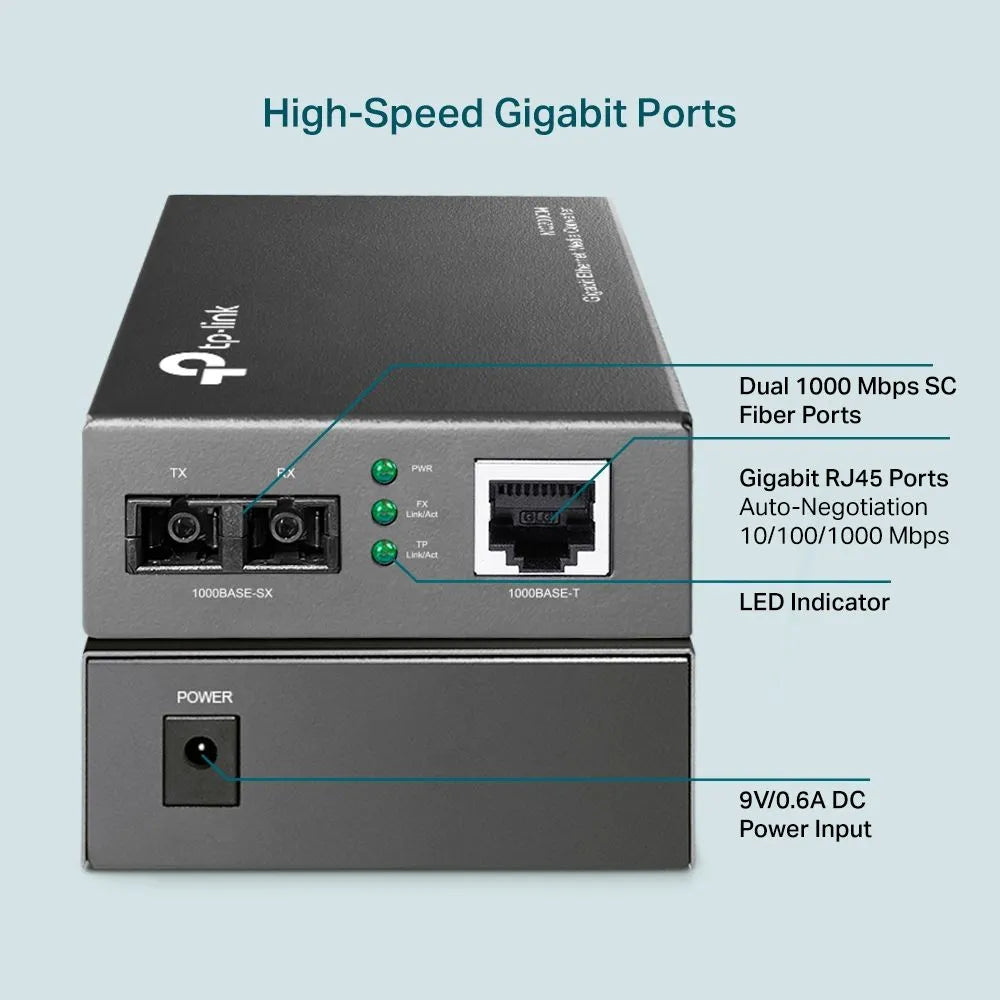 TP-Link MC200CM - Convertisseur de média Gigabit