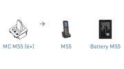 Snom MCM55 - Pack x6 bases de charge pour MC10