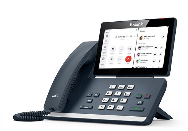 Yealink MP58-WH-ZOOM - Poste IP android 9 certifie ZOOM, ecran couleur tactile 7' + combine bluetooth bth58
