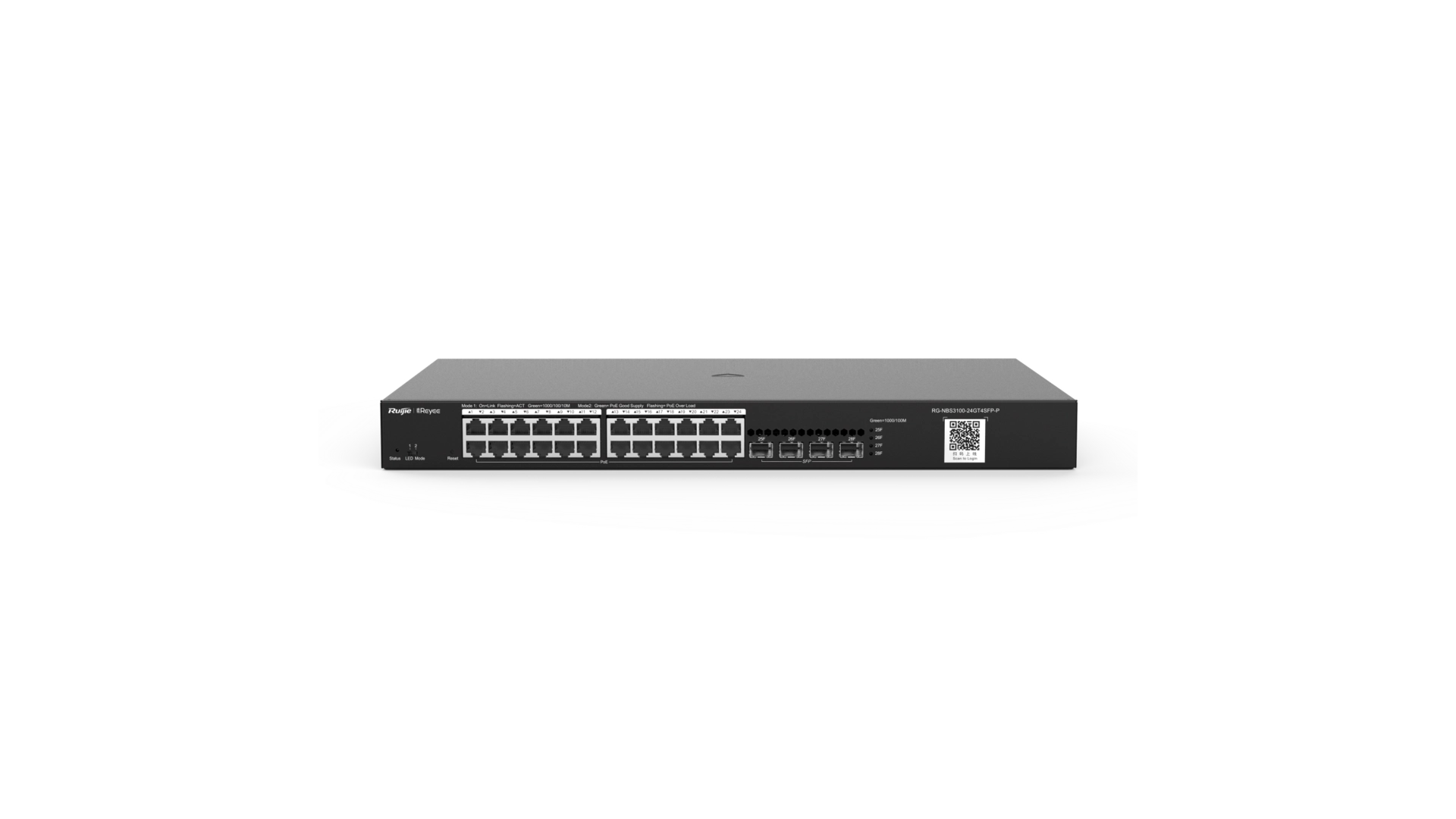 Reyee RG-NBS310024GT4SFP-P - Switch 24 ports PoE Gigabit L2 manageable
