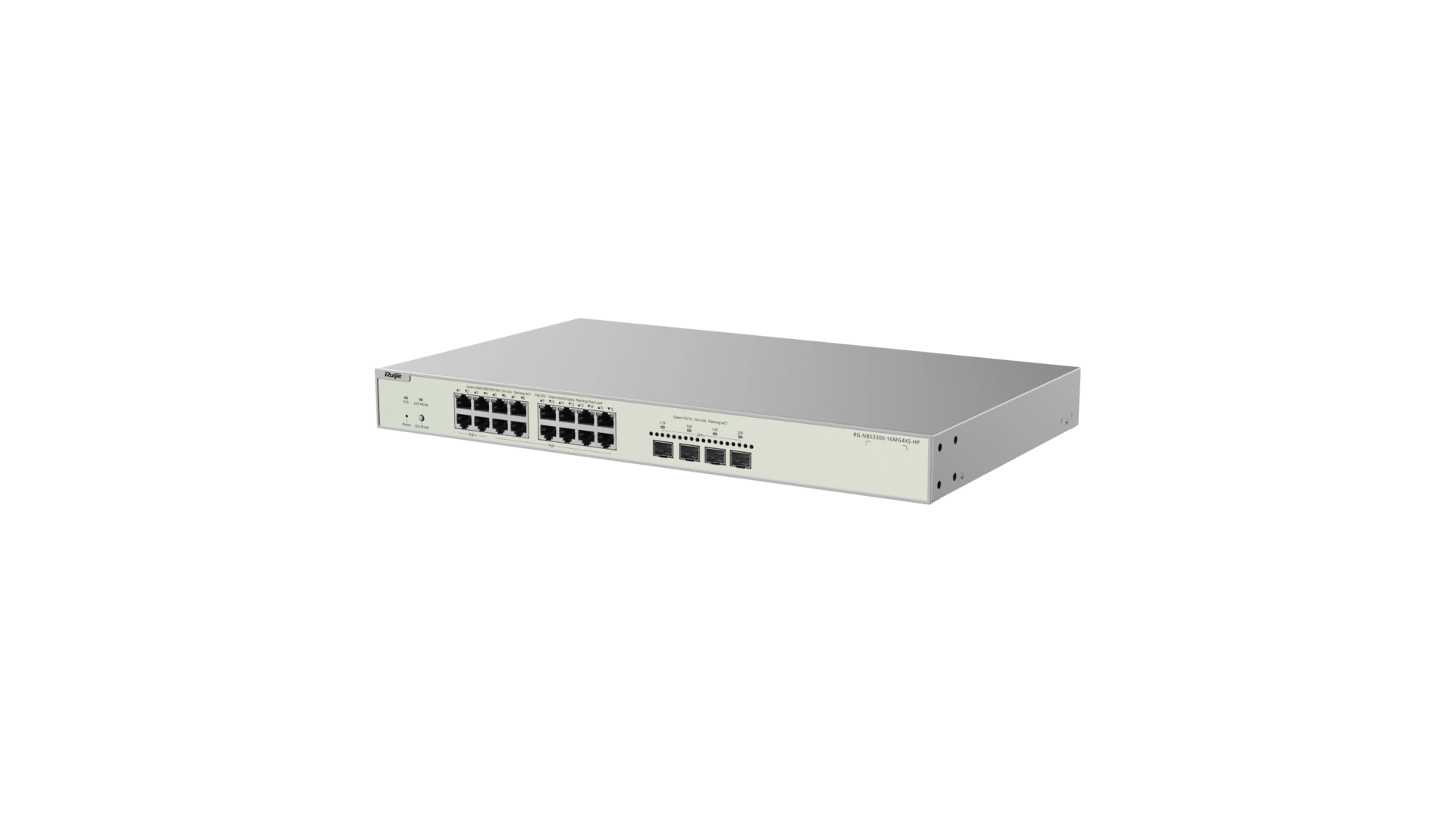 Reyee NBS3300-16MG4XS-HP - Switch 16 ports Multi-Giga PoE L2+ 4 SFP+