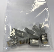 Plug RJ45 Cat5e Multibrin 10pcs (Blindé)