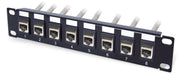 Panneau de brassage 1U 10" NGC 2751 - 8 connecteurs RJ45 Cat.5e