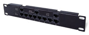 Panneau de brassage télécom Cat.3 NGC 2811 - 8 ports RJ45 ISDN 1U