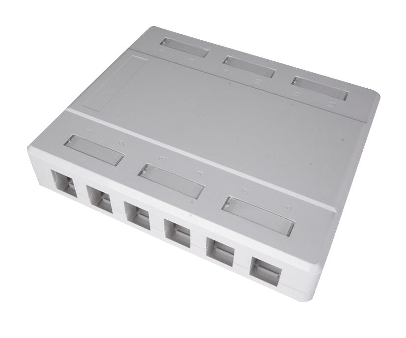 Box Plastique pour 12 Ports RJ45 (Keystone) - NGC Networks