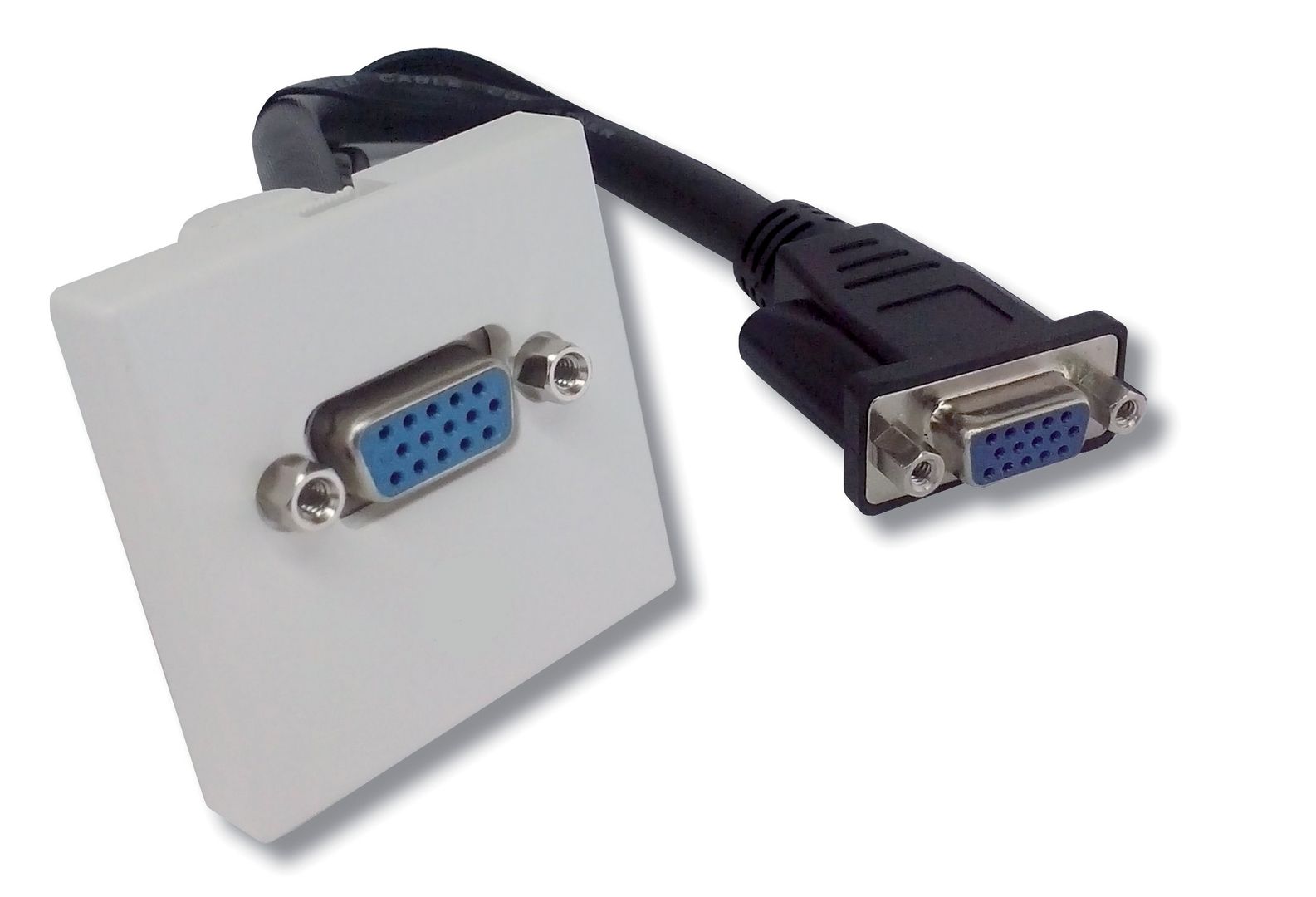 Plastron Vga 2.0 F/f Cordon 20cm