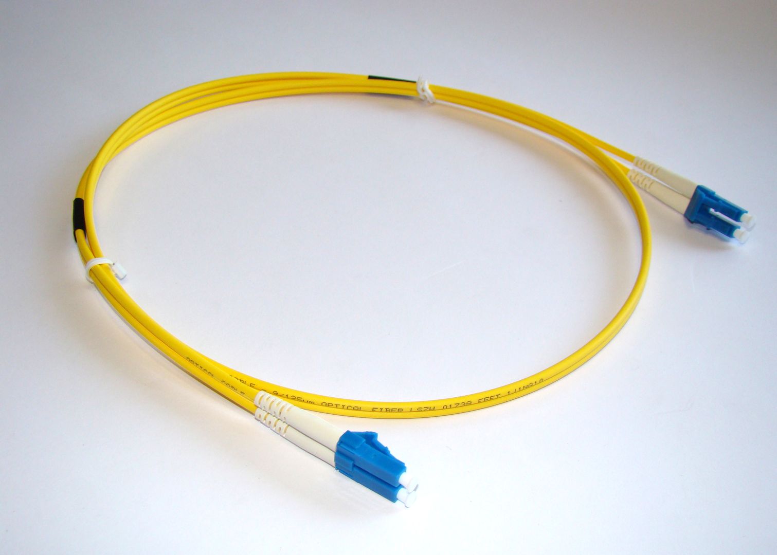 Jarretière Fibre Optique LC/LC OS2 Monomode 2m Duplex LSZH