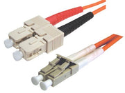 Jarretière Fibre Optique SC/LC OM4 Multimode 5m Duplex