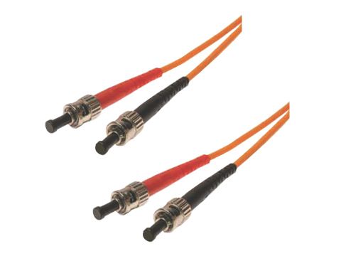 Jarretière Fibre Optique ST/ST OM4 Multimode 3m Duplex