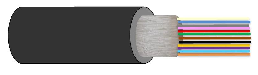 Câble Fibre Optique OM3 Multimode 500m 12 FO