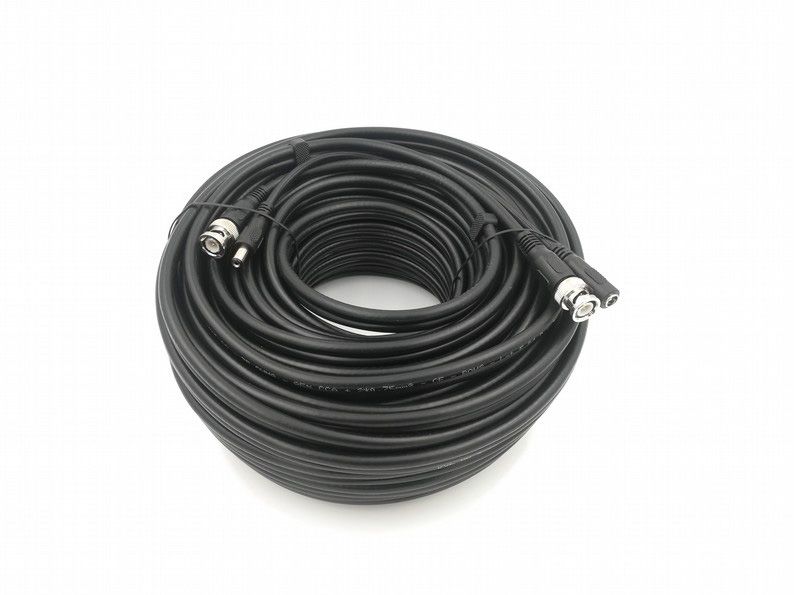 Cordon Bnc + Alimentation 20m Noir