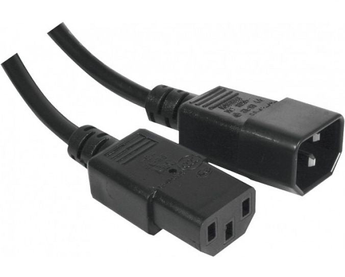 Rallonge Alim Iec C13 Vers Iec C14 1,8m Noir
