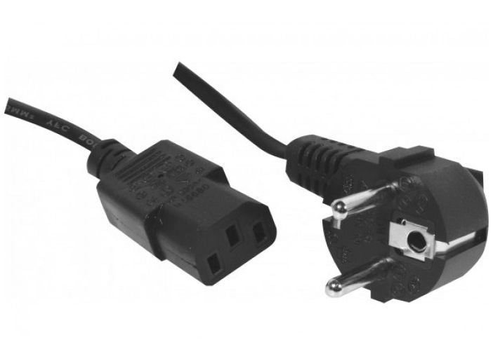 Cordon Secteur 2p+terre 3m Noir Cee 7/7 Vers