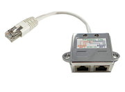 Dedoubleur Eth 10bt Rj45mx2rj45f Blinde Cord 25c