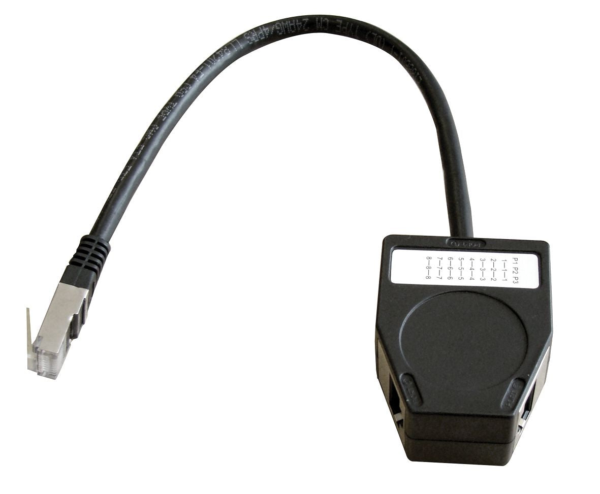 Dedoubleur Cordon Rj45mx2rj45f L1l1 Blinde