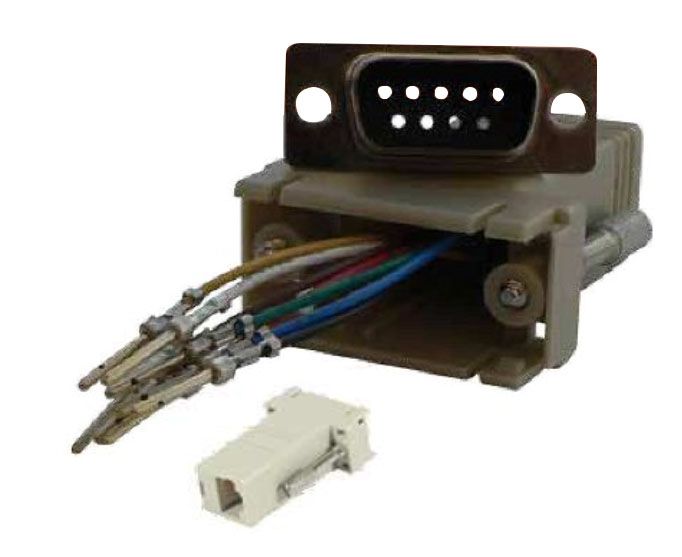 Adaptateur Db09 Male Rj45 Femelle