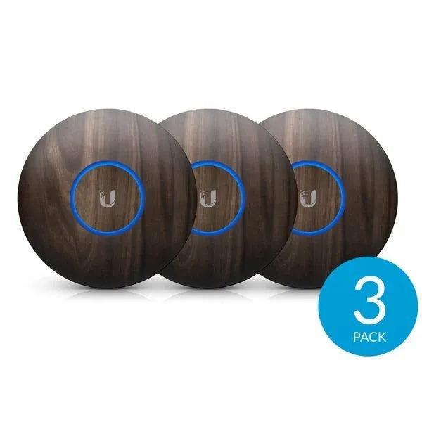 Ubiquiti NHD-COVER-WOOD-3 - Boîtier design bois pour UniFi Dream Machine (pack 3)