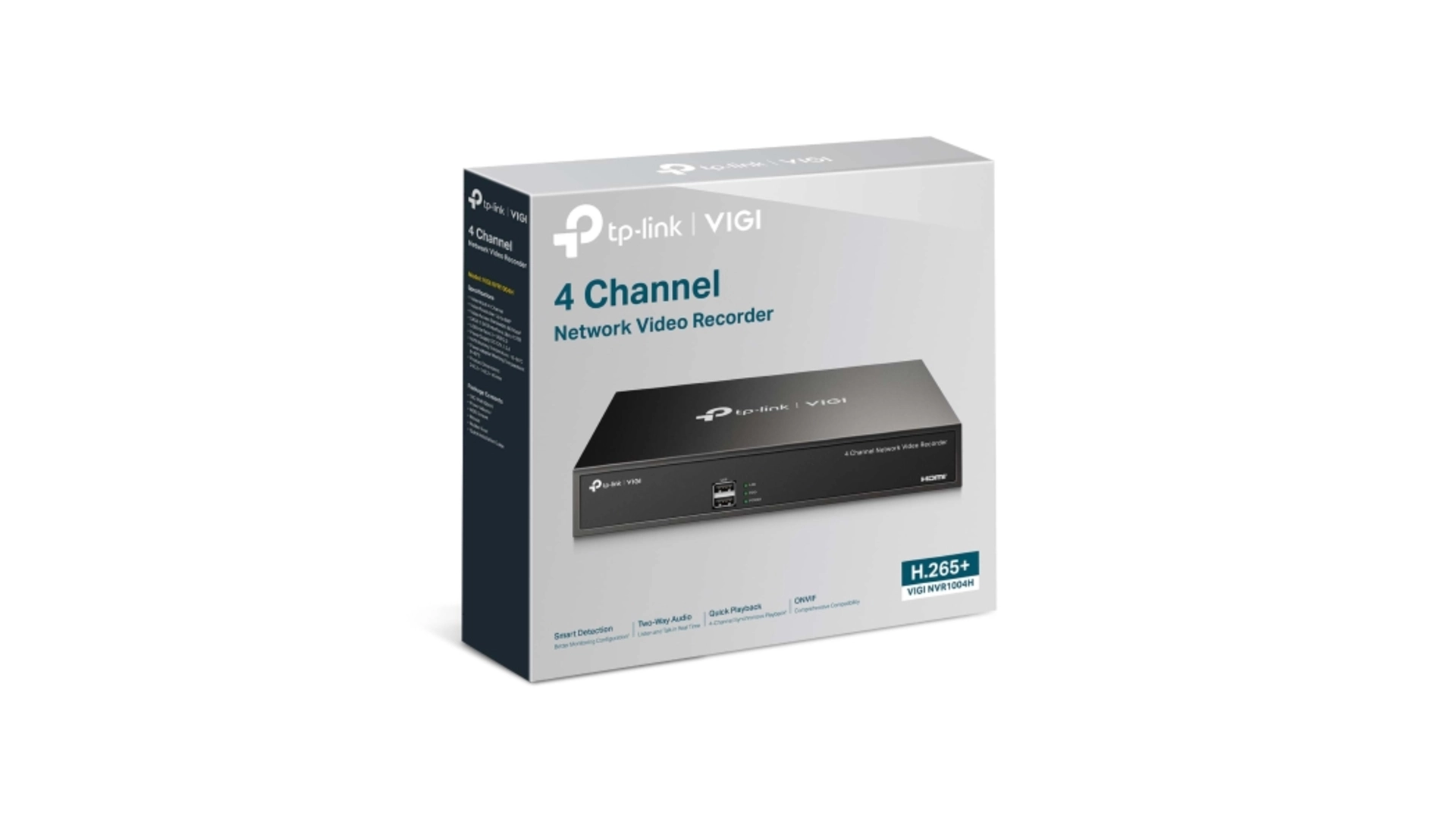 TP-Link NVR1004H - Enregistreur IP 4 voies 8MP 10TB