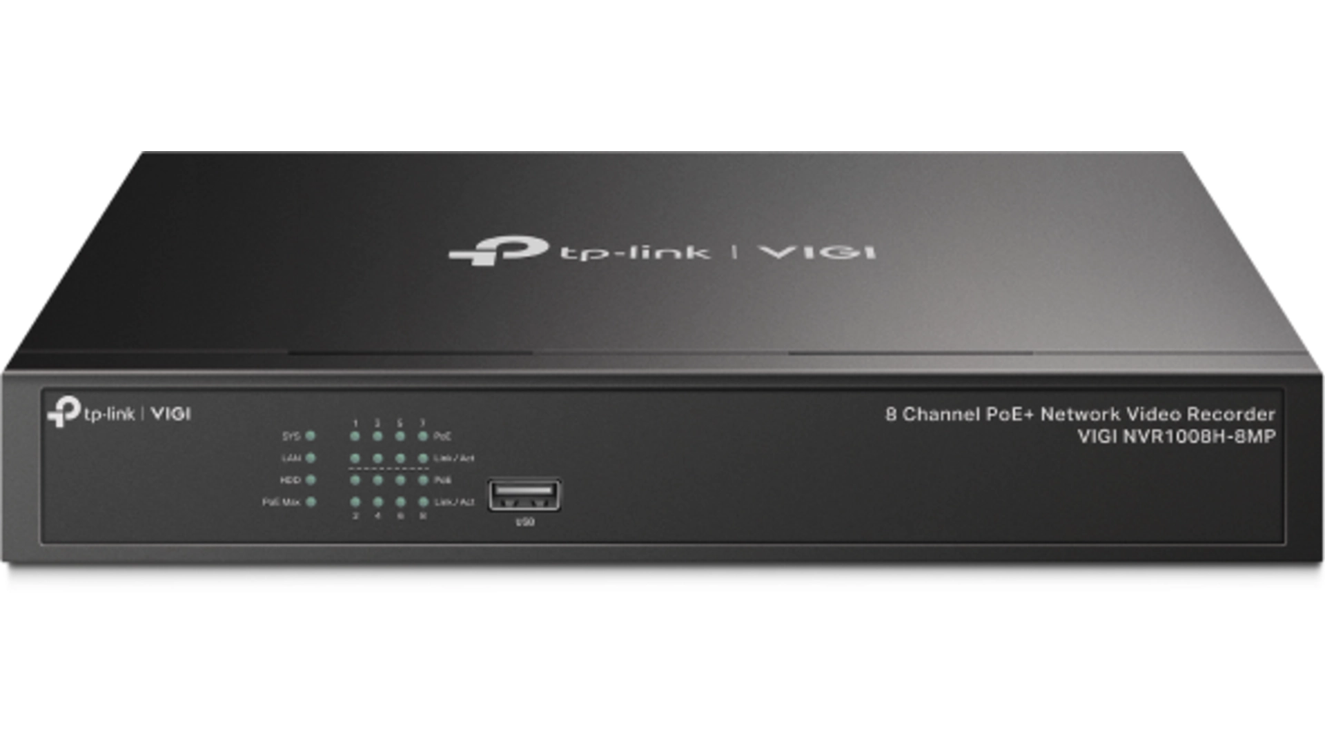 TP-Link NVR1008H-8MP - Enregistreur IP 8 voies PoE+ 8MP