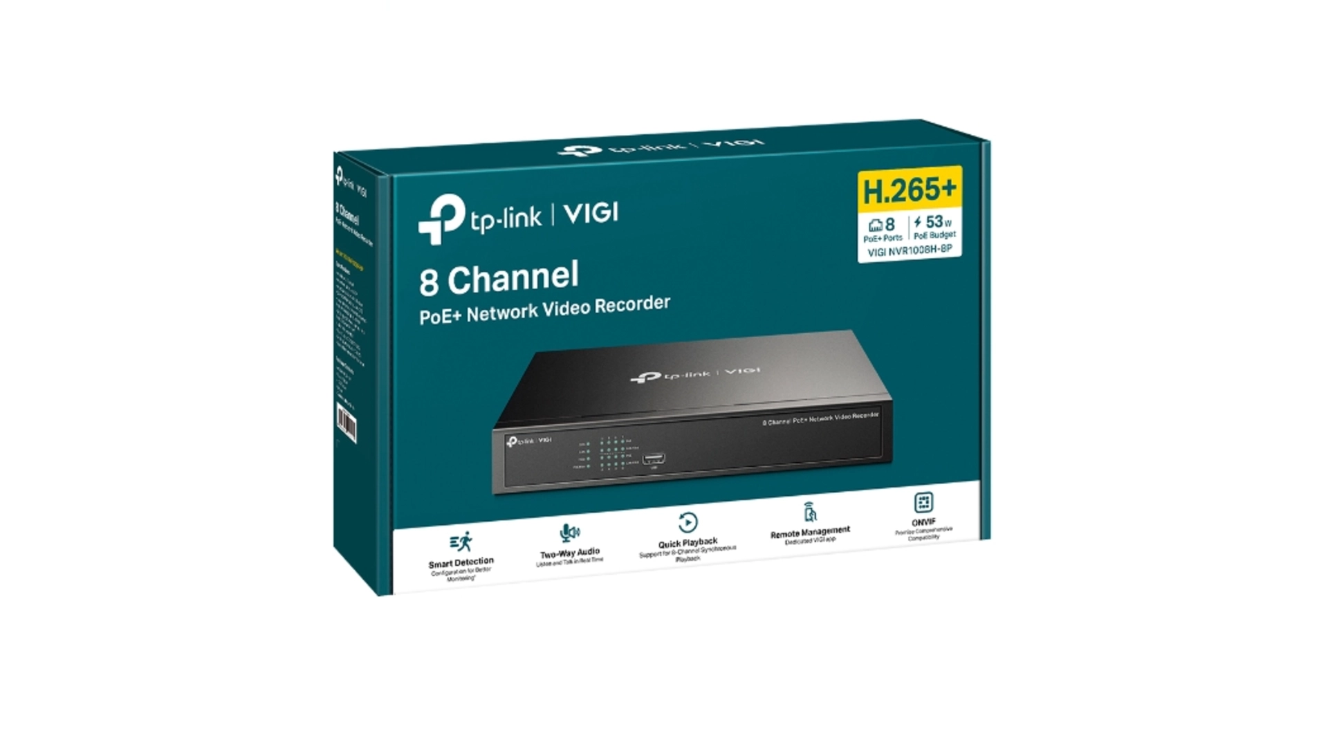 TP-Link NVR1008H-8P - NVR 8 voies 8 PoE+ 8MP