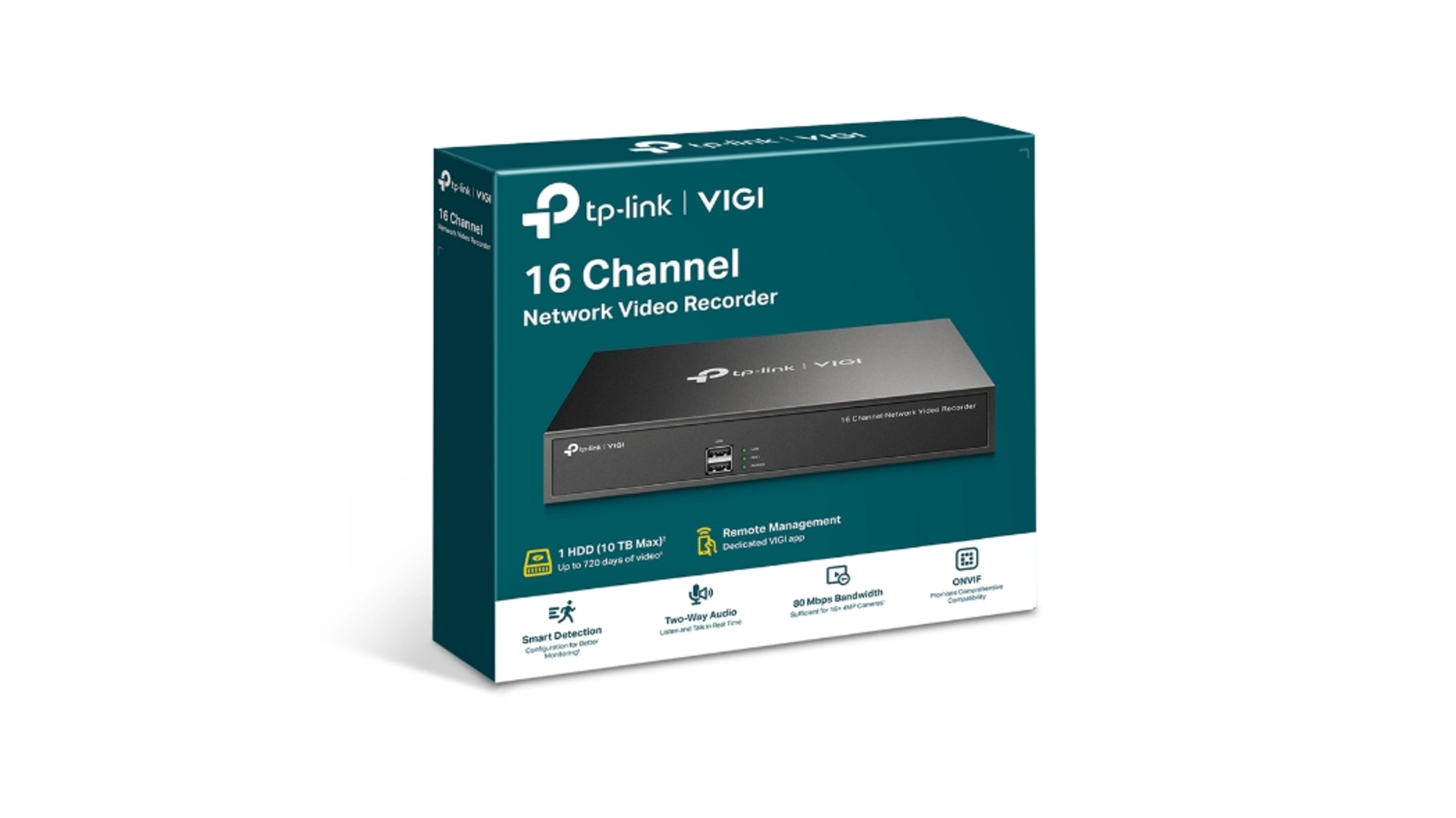 NVR 16 voies 8MP - Enregistreur IP réseau professionnel