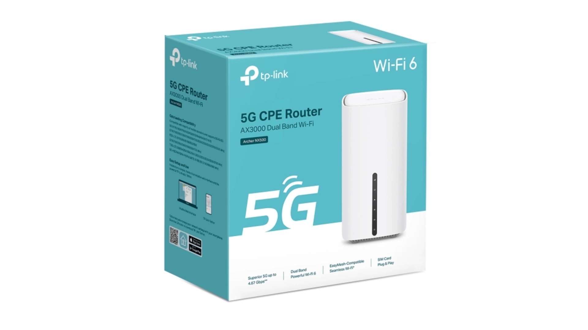 TP-Link NX500 - Routeur téléphonie 5G AX3000 double bande WiFi
