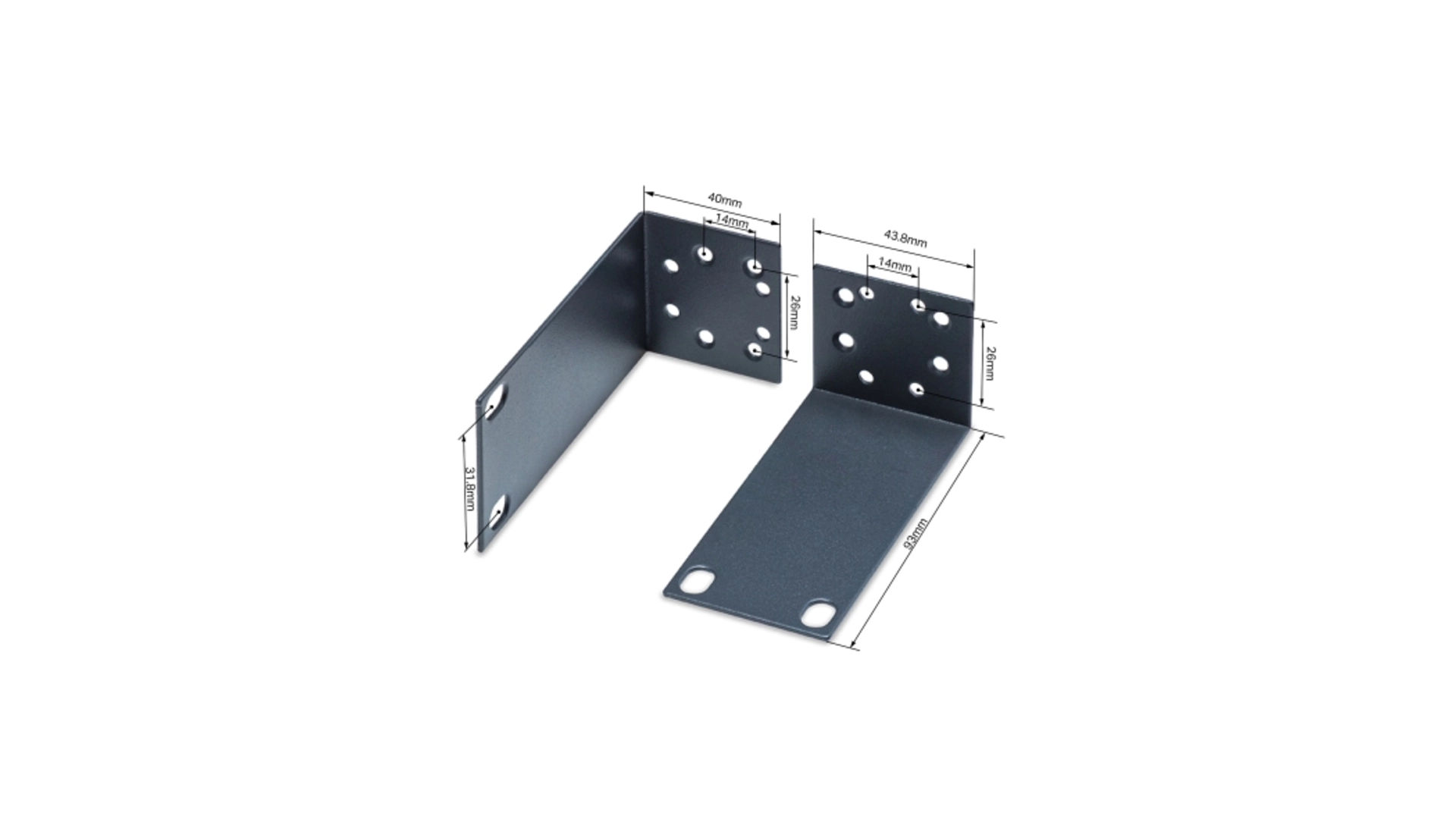 TP-Link RACKMOUNTKIT-13 - Kit de montage Omada 93×43.8×40 mm