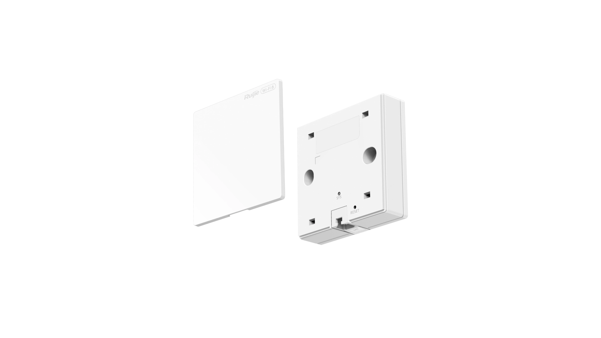 Reyee RAP62-WALL-LITE - Point d'accès WiFi 6 dual-band mural PoE Reyee Cloud